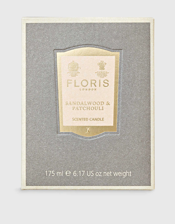Floris 檀香和廣藿香香氛蠟燭 175g