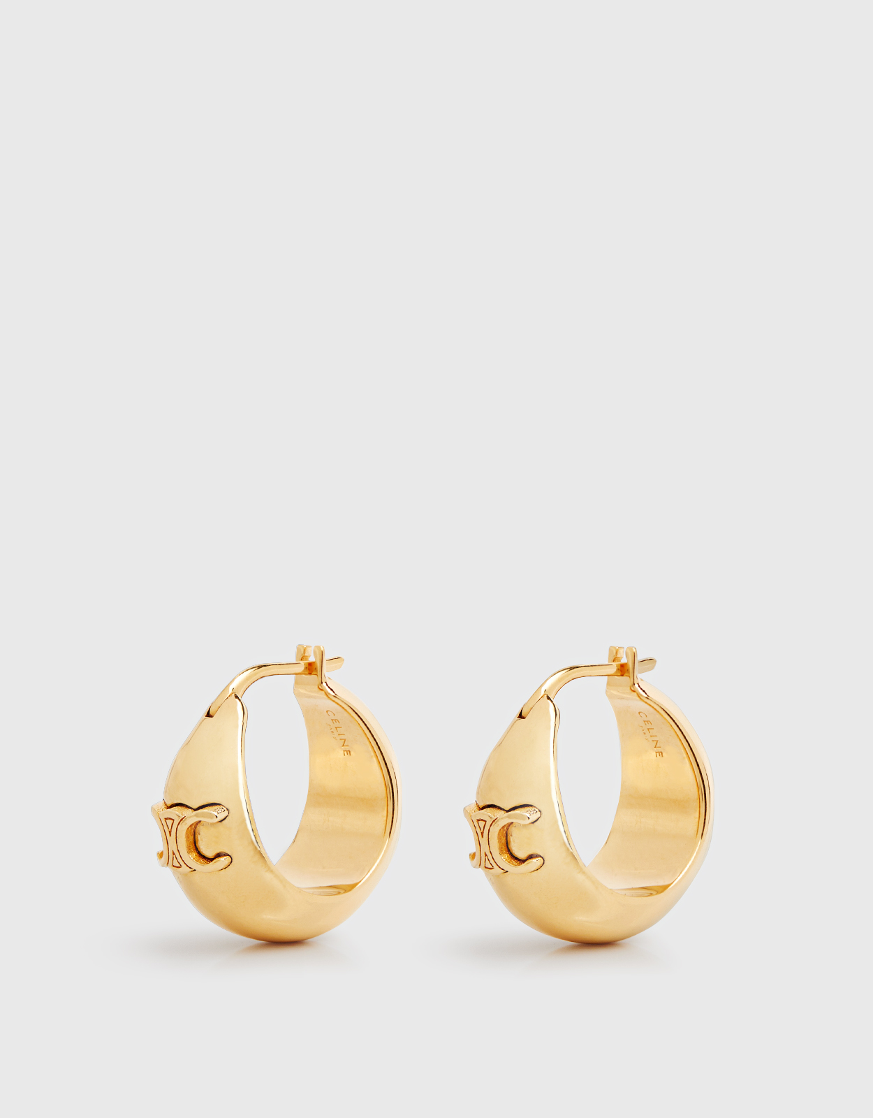 celine triomphe earrings