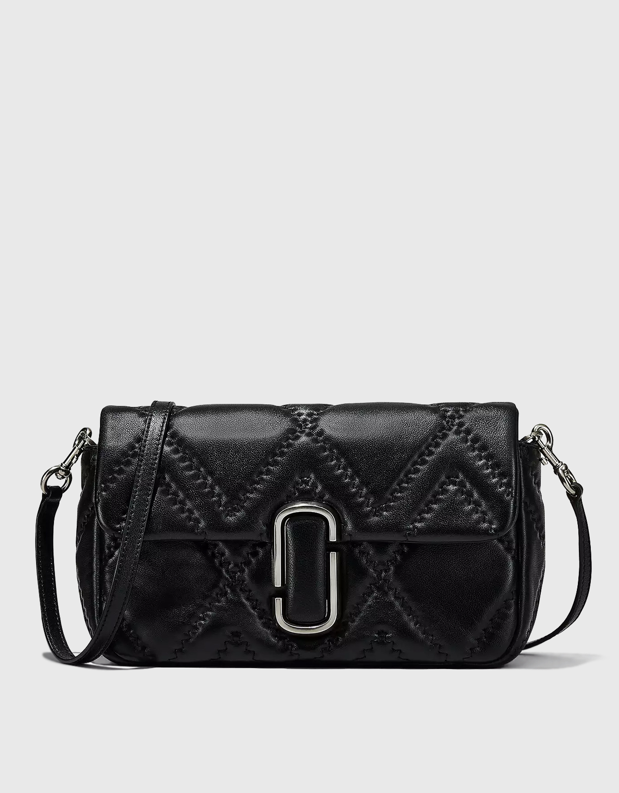 Marc Jacobs The Quilted J Marc Large Lamb Leather Shoulder Bag (Shoulder  bags,Cross Body Bags)