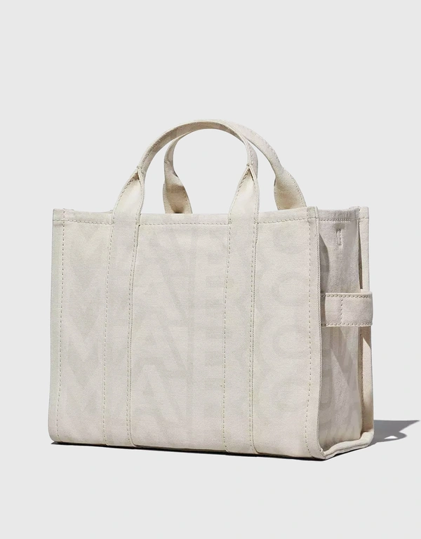 Marc Jacobs The Medium Canvas Outline Monogram Tote Bag