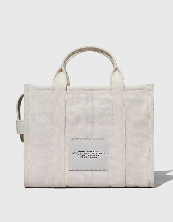 Marc Jacobs The Medium Canvas Outline Monogram Tote Bag