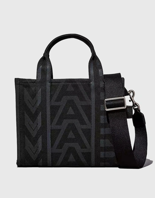 Marc Jacobs The Outline Monogram Small Tote Bag (Totes)