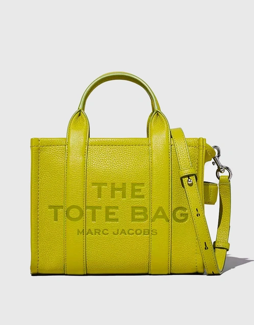 Marc Jacobs The leather mini tote bag - yellow 