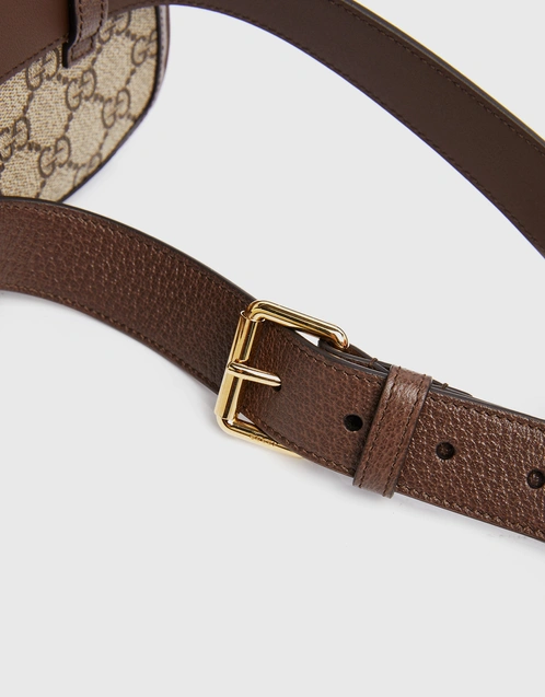Gucci Belt Ophidia Trimmed Supreme Canvas Belt Bag