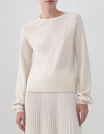 Flash Sale Raglan Peasant Sleeve Cashmere Sweater