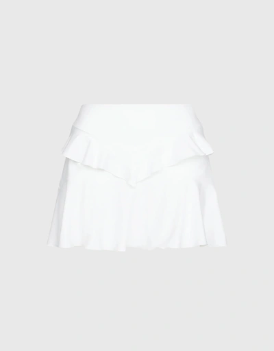 Calipso Skirt with Shorts-White