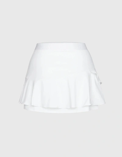 Playa Skirt with Shorts-White