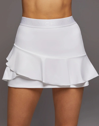 Playa Skirt with Shorts-White