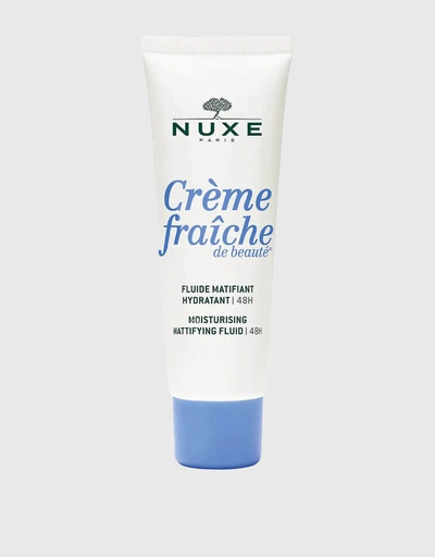 Creme Fraiche De Beaute 48H Moisturizing Mattifying Fluid Day and Night Cream 50ml