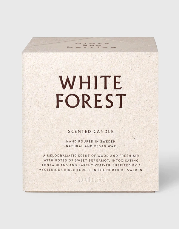 Bjork & Berries White Forest Candle 240g