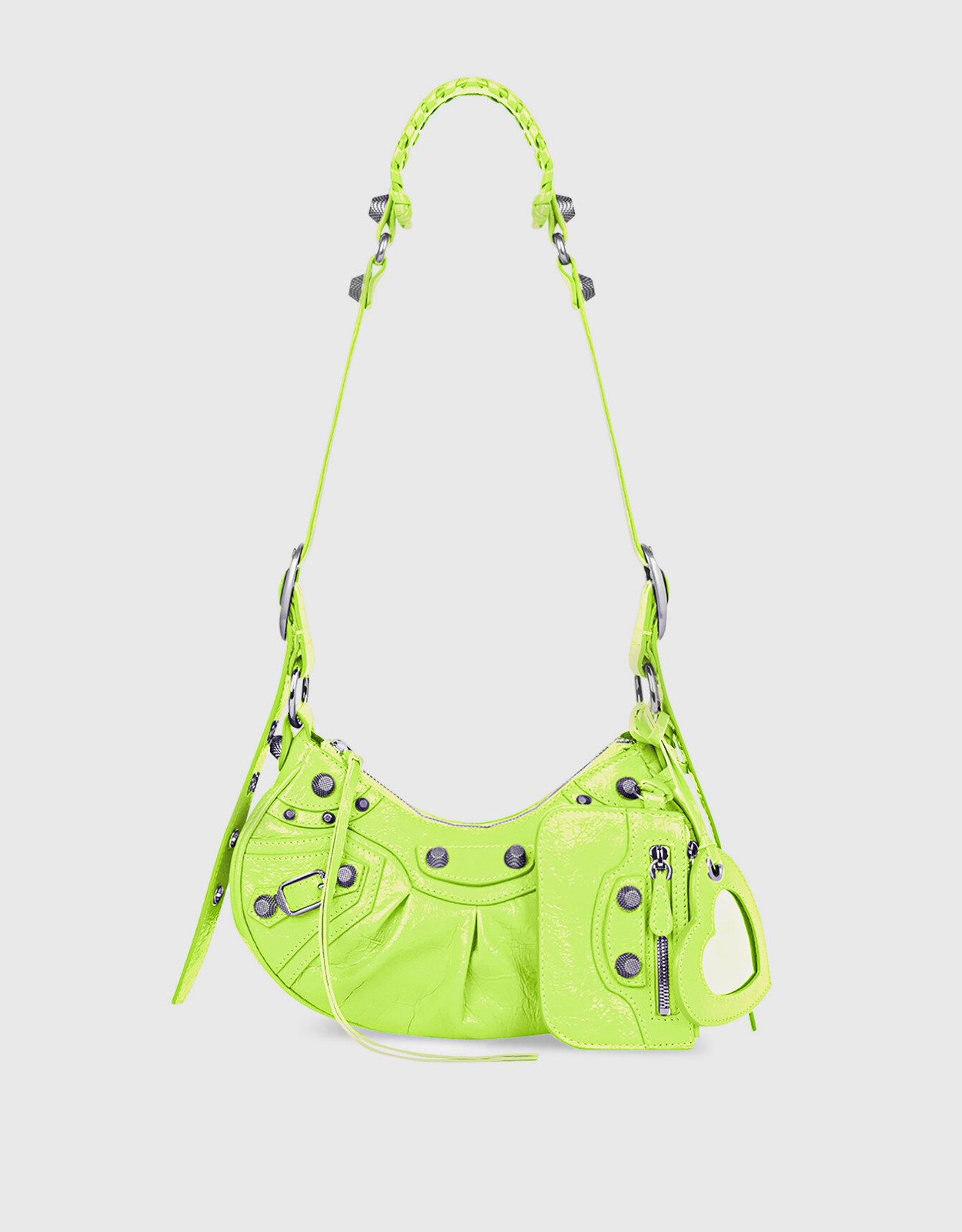 Women's Le Cagole Mini Bag With Chain in Yellow