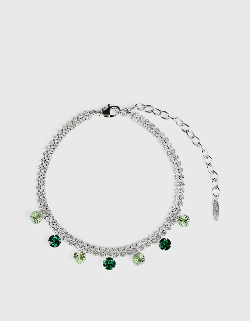 Fern Swarovski Crystal Necklace