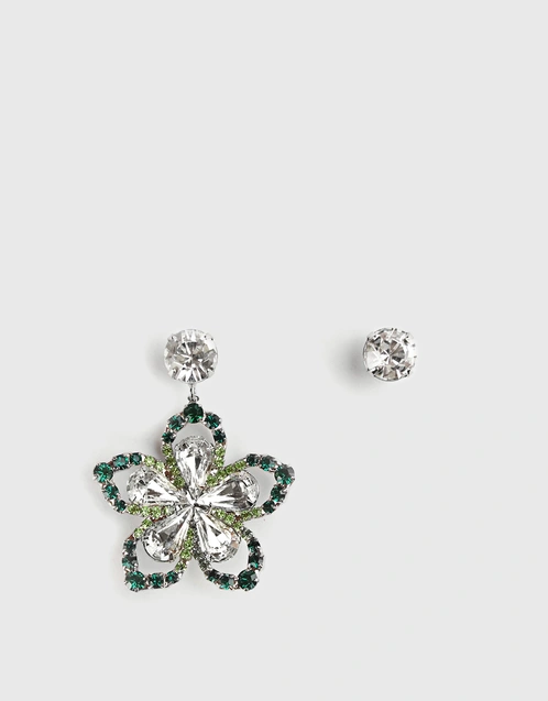 Hydrangea Swarovski Crystal Earrings