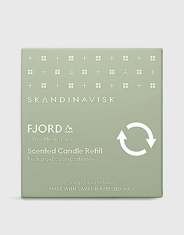 SKANDINAVISK FJORD Candle Refill 200g