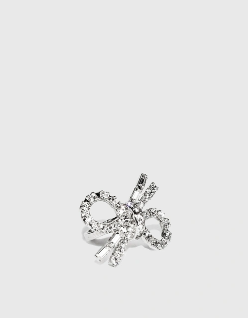 Stackable Swarovski Crystal Evil Eye Ring – Mati Jewels