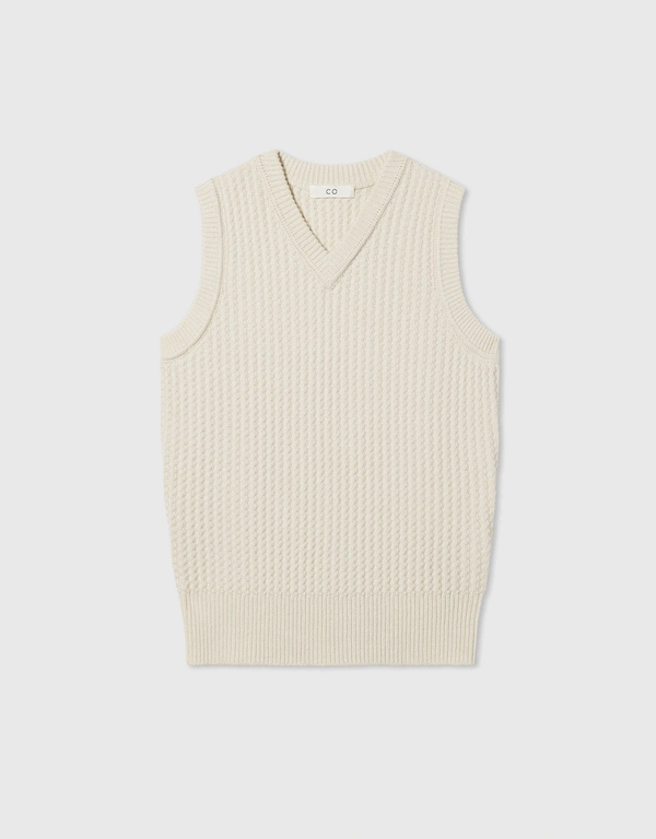 V-Neck Cashmere Sweater Vest