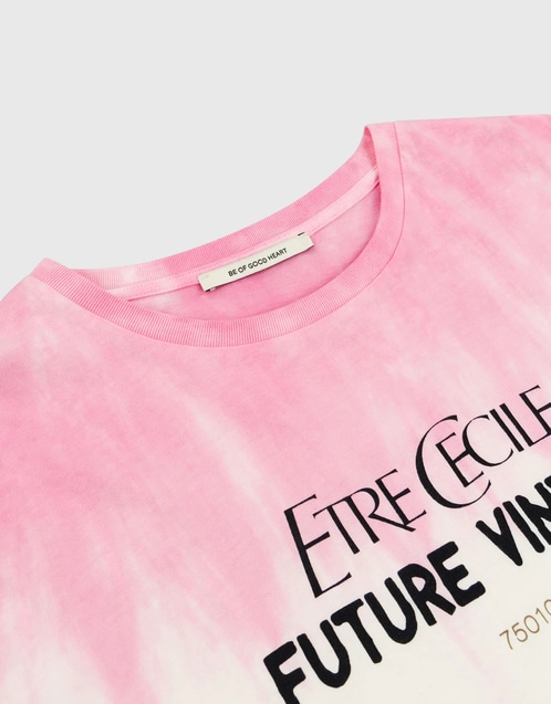 Oversize Tie Être Cécile Dye T-Shirt-Lavender Cecile Vintage Etre Future (Tops,T-shirts)