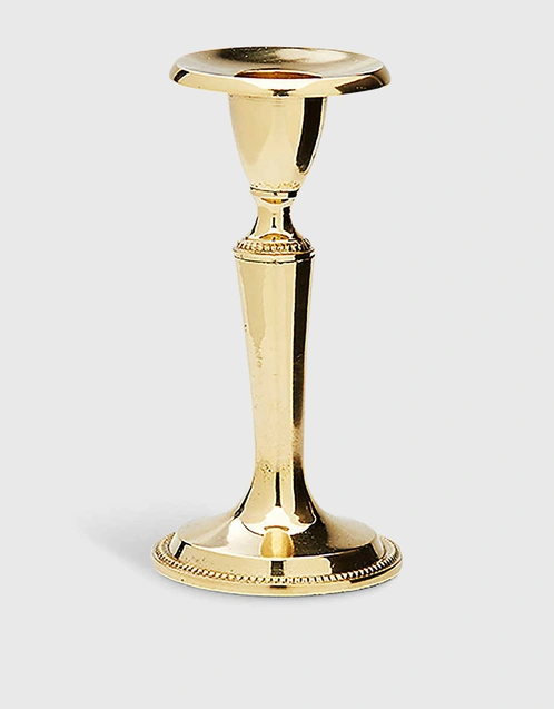 Classic Brass Candle Holder 13cm