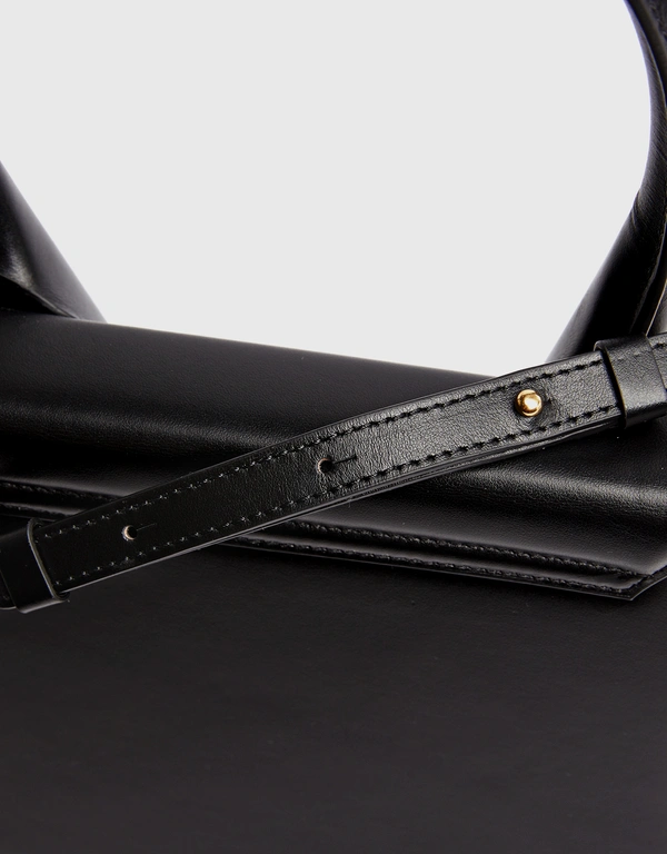 Le Grand Chiquito Large Leather Handle Shoulder Bag