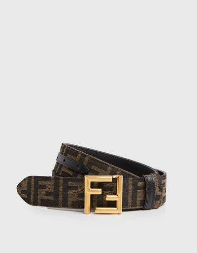FF Leather And FF Fabric Reversible Belt