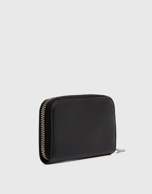 Leather Coin Zipped Pouch