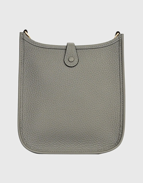 Hermès Evelyne 16 Taurillon Clemence Leather Crossbody Bag-Gris Meyer Gold Hardware