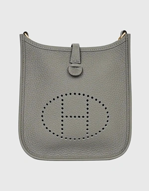 Hermes Gris Etain Gray Epsom Grey Constance Mini 18 19 bag Handbag