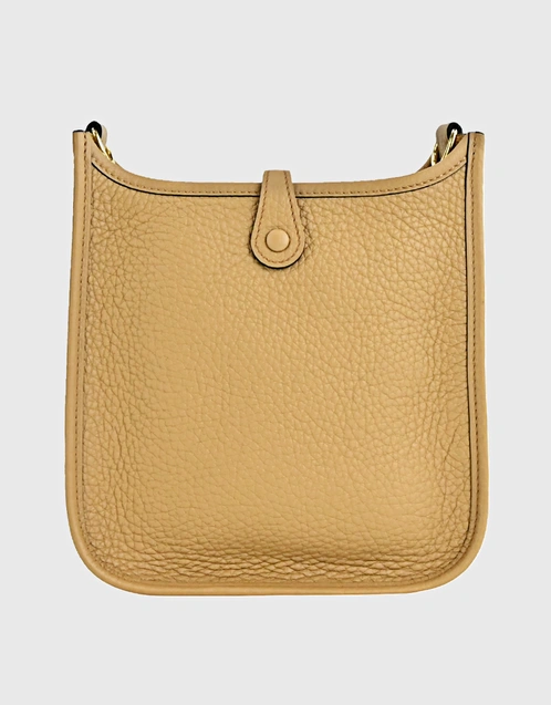 Hermès Evelyne 16 Taurillon Clemence Leather Crossbody Bag-Chai Gold Hardware