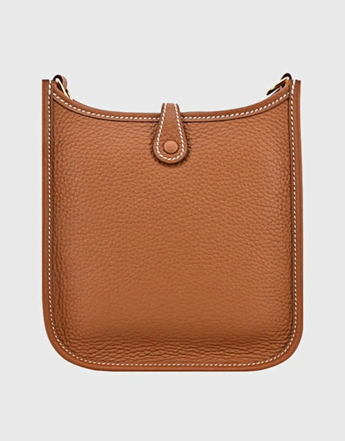 Hermès Evelyne 16 Taurillon Clemence Leather Crossbody Bag-Gold Gold Hardware