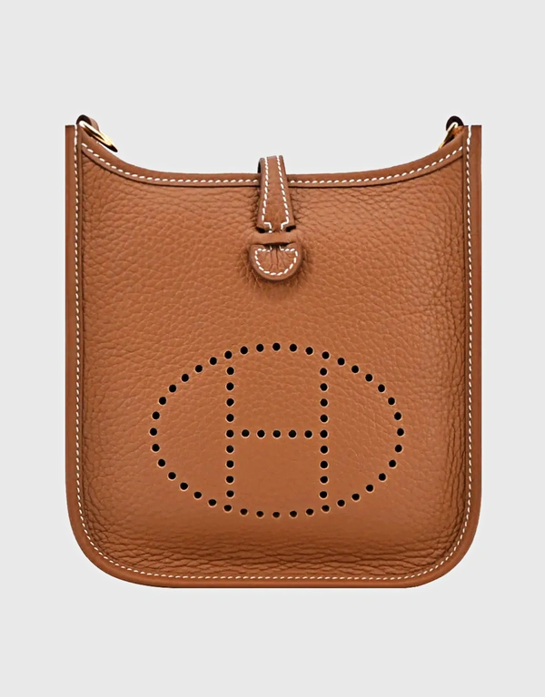 Hermès Hermès Evelyne 16 Taurillon Clemence Leather Crossbody Bag-Gold Gold Hardware