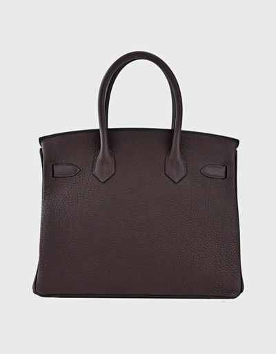 Hermès Birkin 30 Togo Leather Handbag-Rouge Sellier Gold Hardware