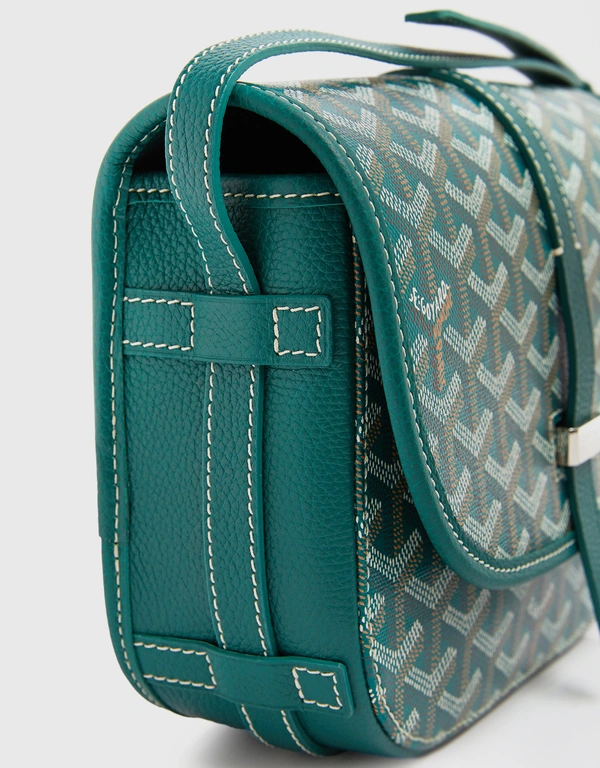 Goyard Belvedere Pm Canvas And Leather Crossbody Bag 