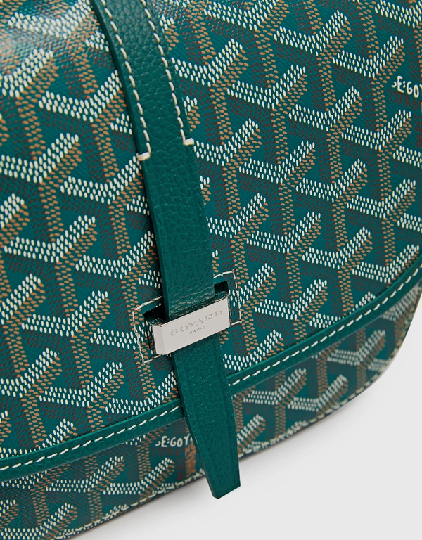 Goyard Belvedere Pm Canvas And Leather Crossbody Bag 