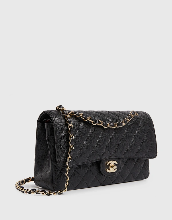 Classic Handbag Coco 23 Caviar Calfskin Gold-Tone Metal Shoulder Bag
