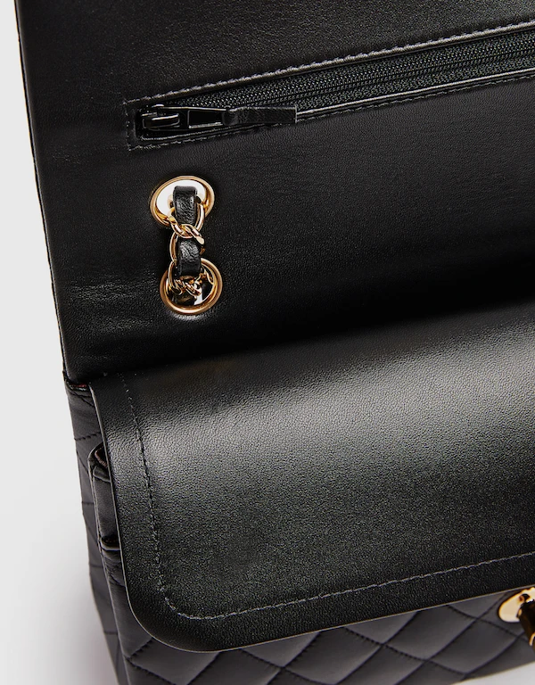 Classic Handbag Coco 25 Lambskin Gold Tone Metal Shoulder Bag