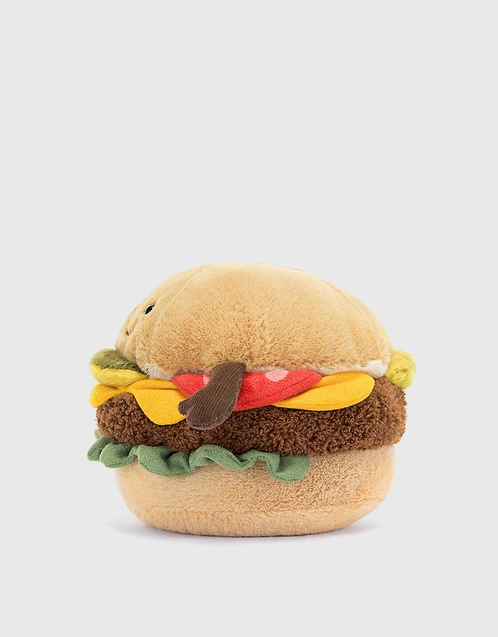 Amuseable Burger Soft Toy 11cm