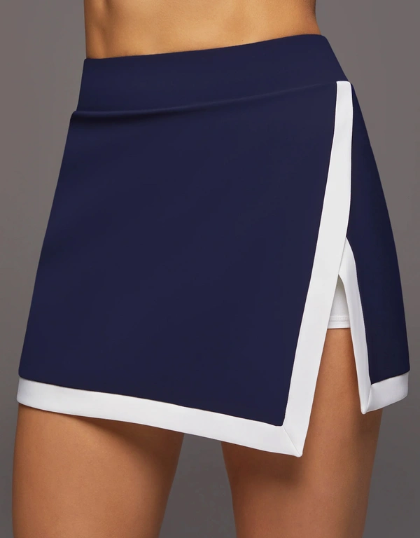 Rival 高爾夫褲裙-Admiral Blue/White