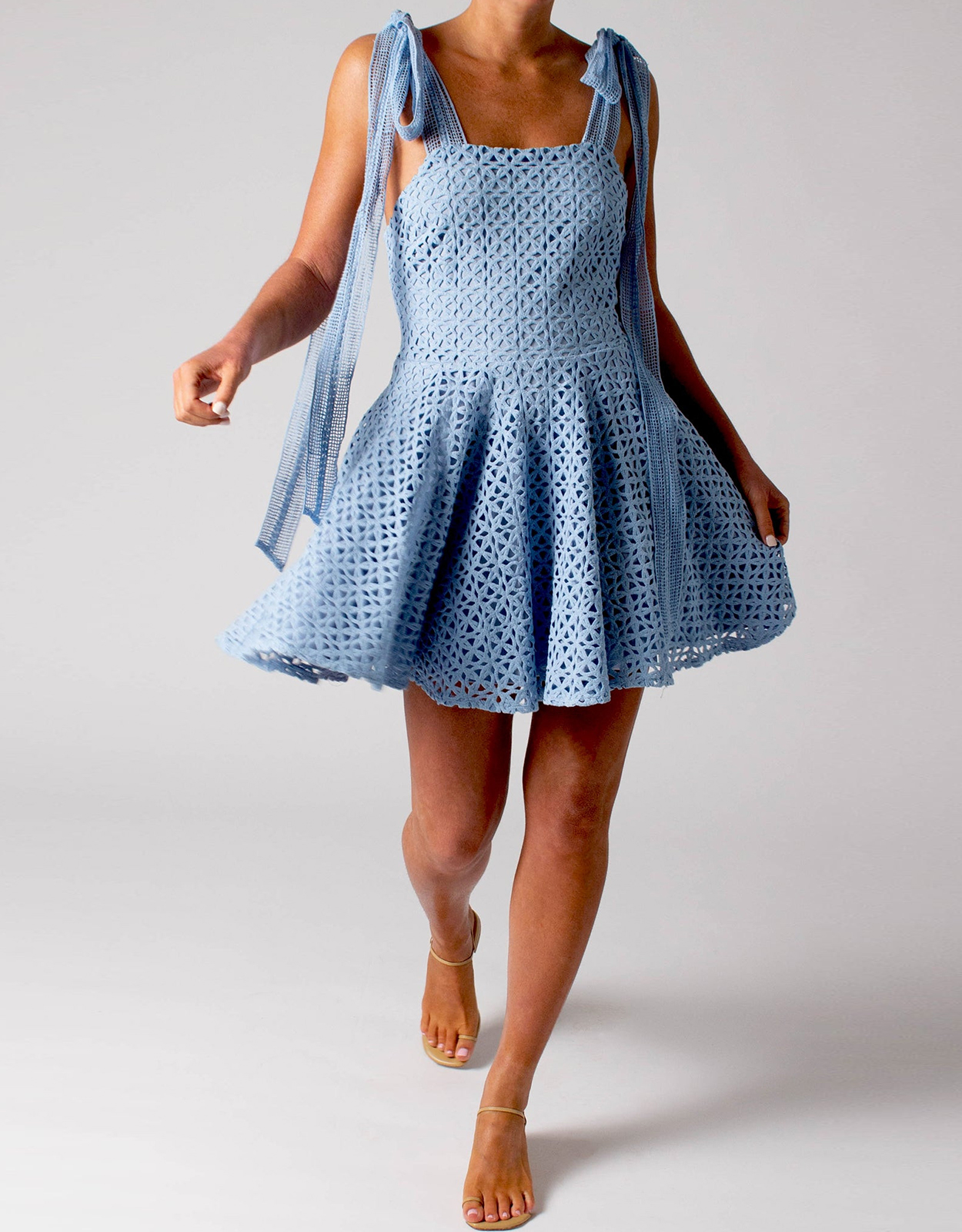 Miguelina Lily Circle Lace Mini Dress (Dresses) IFCHIC.COM Miguelina Lily Circle Lace Mini Dress (Dresses) IFCHIC.COM