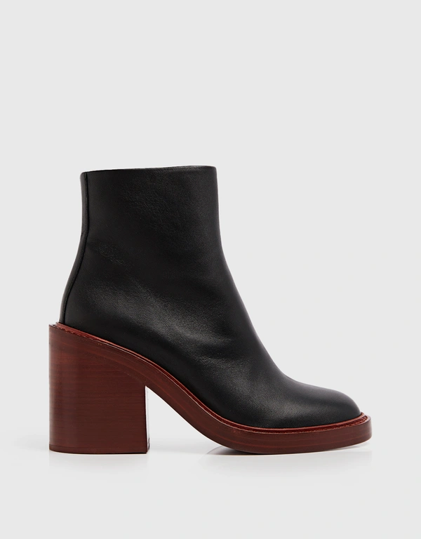 May Calfskin Ankle Boots