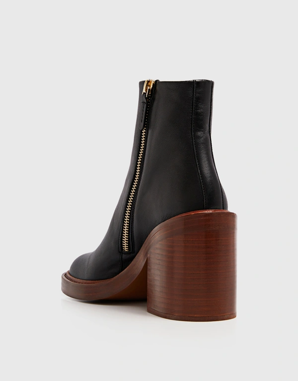 May Calfskin Ankle Boots