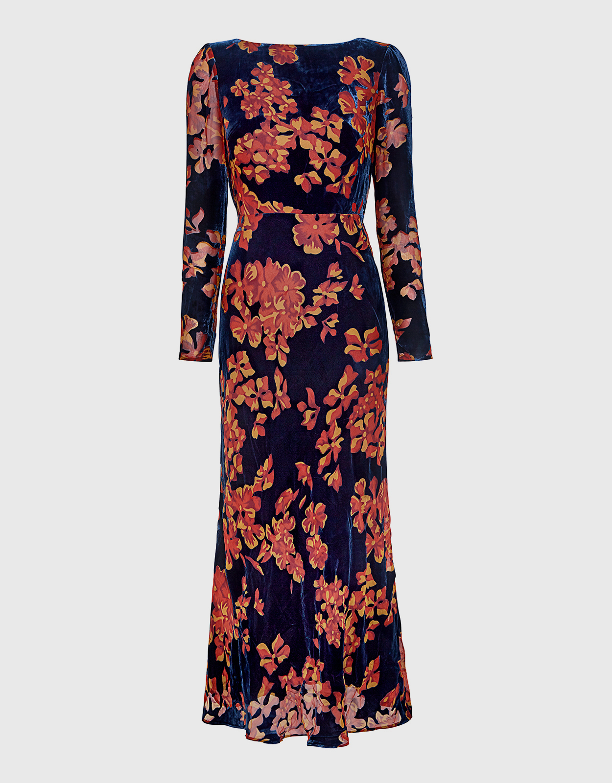 saloni velvet midi dress Saloni Mya Crystal-embellished Gathered Printed Velvet Midi Dress - Women - Red Dresses