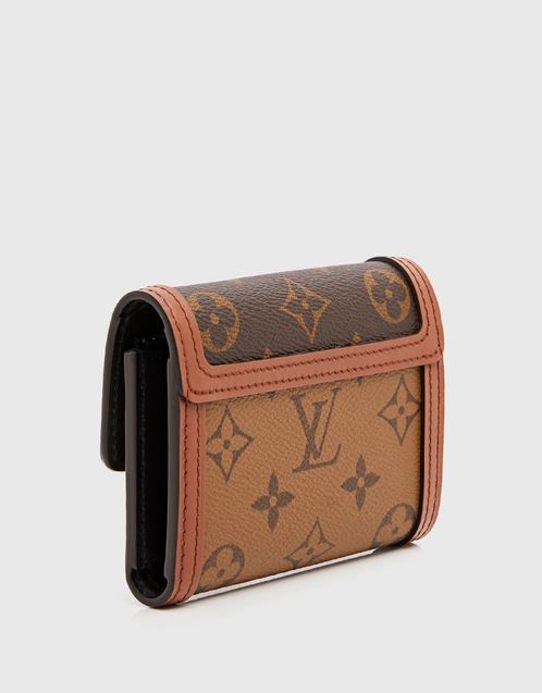 louis vuitton brown leather wallet