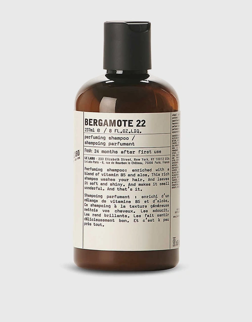 Bergamote 22 Perfuming Shampoo 237ml