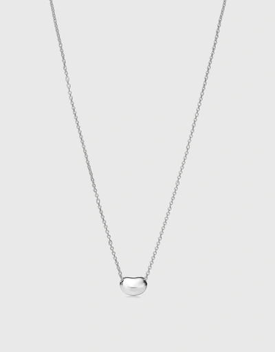 Elsa Peretti Bean Design Sterling Silver Pendant Necklace - 9 mm