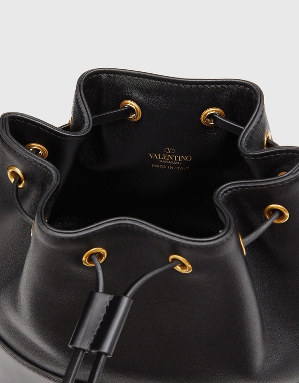 Valentino Vlogo Signature 迷你納帕鏈條水桶包