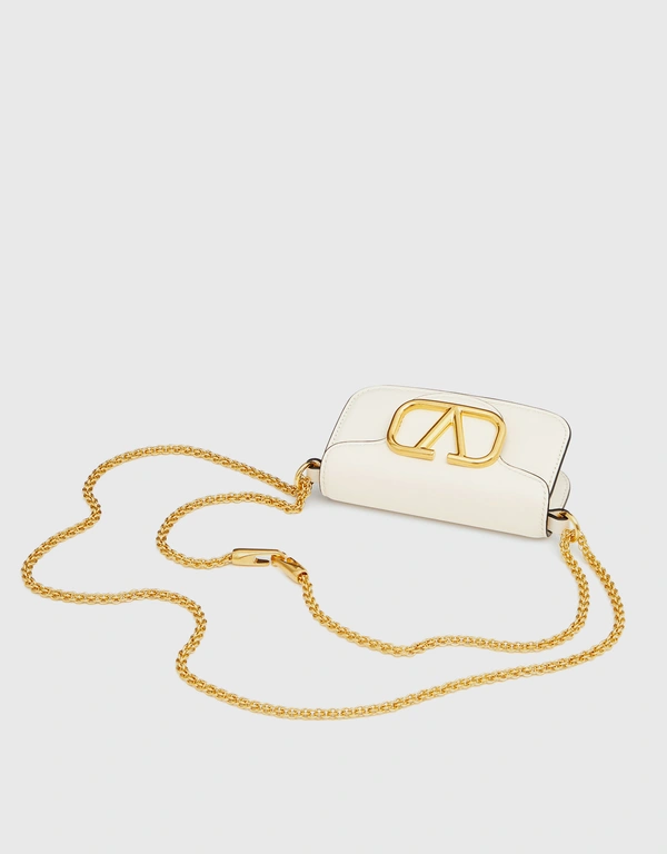 Loco Micro Calfskin Shoulder Bag With Chain
