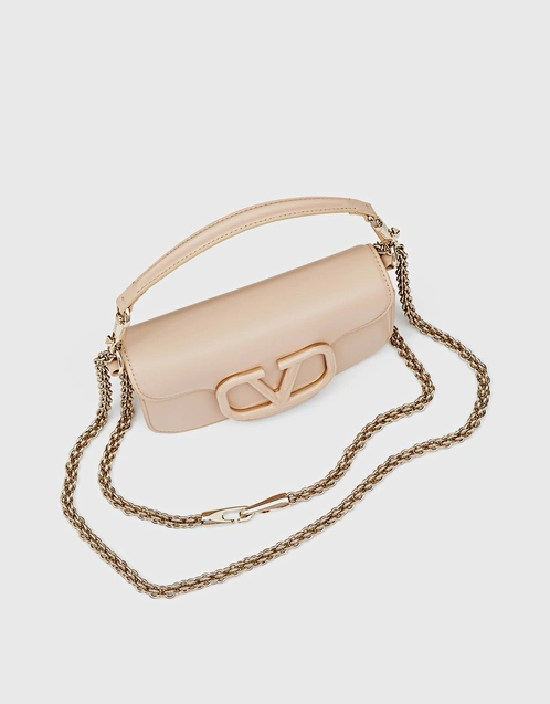 Valentino Loco Small Calfskin Shoulder Bag With Chain (Shoulder