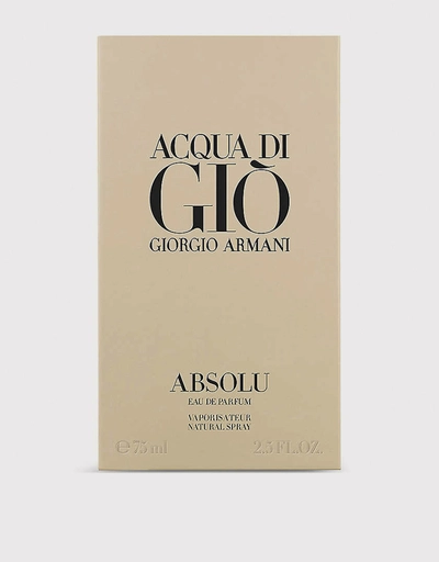 Acqua Di Giò Absolu For Man Eau De Parfum 75ml