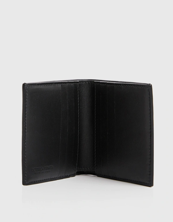 Slim Intrecciato Calfskin Bi-fold Wallet
