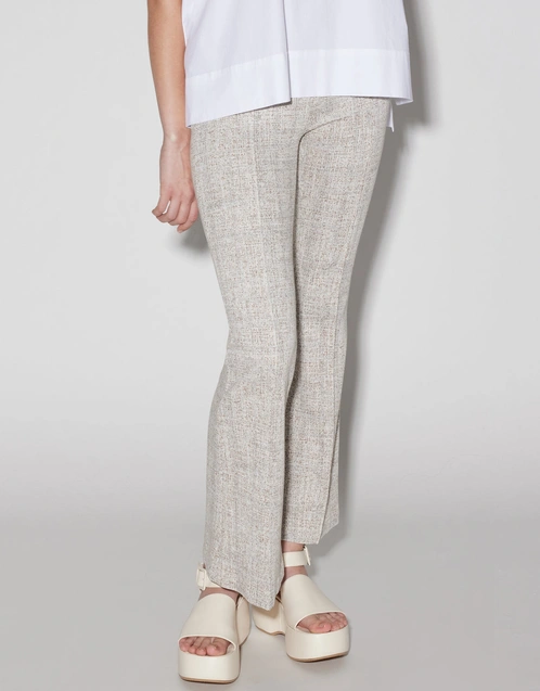 Pull On Cropped Flared Pants